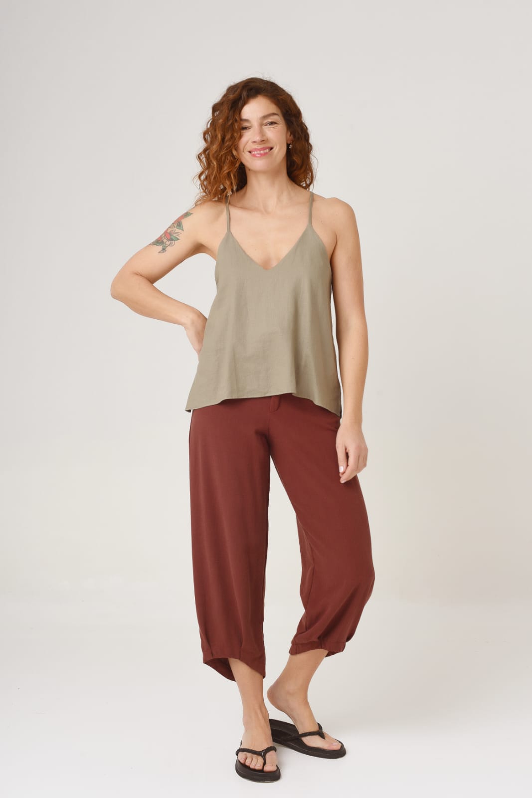 Pantalon Silencio Wine3